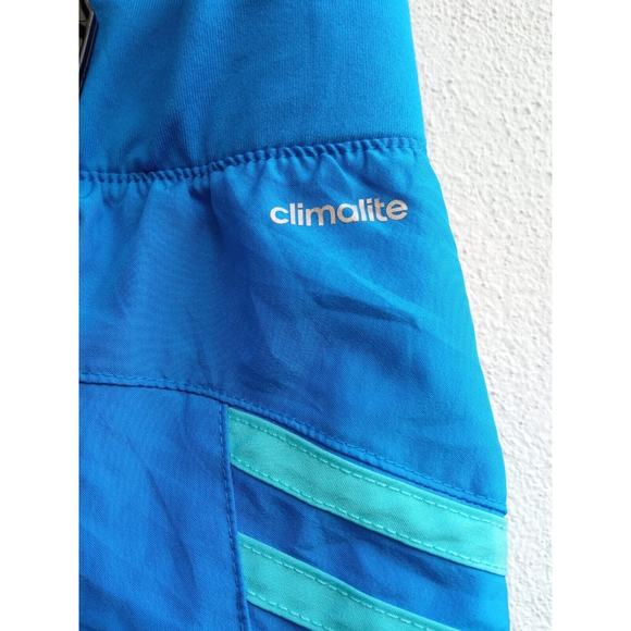 Adidas Workout Shorts Women's Blue Climalite Athletic Running Gym Size Medium - Picture 3 of 7